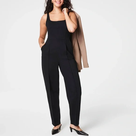 Spanx NEW Ponte Corset Jumpsuit Black - Picture 6 of 6